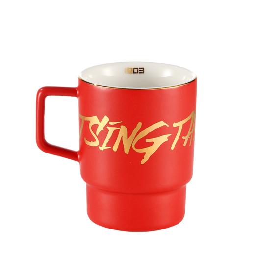 青岛啤酒博物馆 竹简创意马克杯简约陶瓷杯咖啡杯 青岛啤酒 官方文创 商品图0