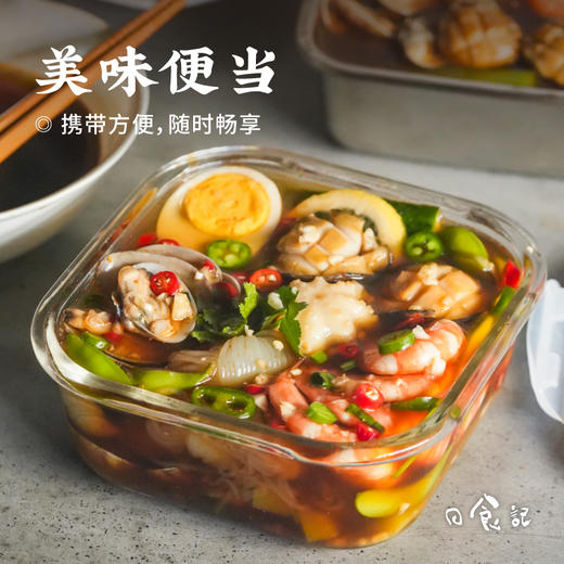 食材随心 轻松捞拌丨日食记 椒麻/冬阴功/芥末风味海鲜捞汁系列 200/205g克(3盒一组) 商品图6