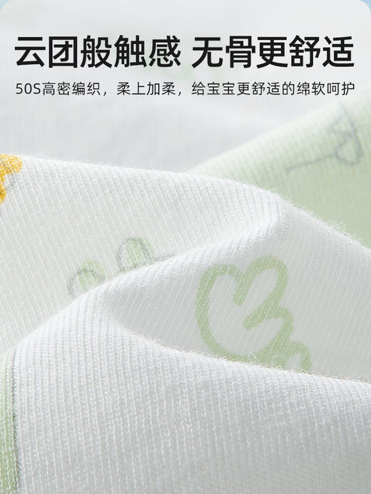 贝肽斯婴儿衣服夏季宝宝连体衣短袖薄款透气新生儿爬服春秋款睡衣 商品图4