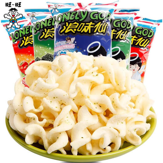 旺旺浪味仙花式薯卷田园蔬菜味70g*3 商品图0