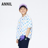 【实体店同款】男童老花衬衫翻领短袖上衣夏季新款安奈儿童装AB421734 商品缩略图1