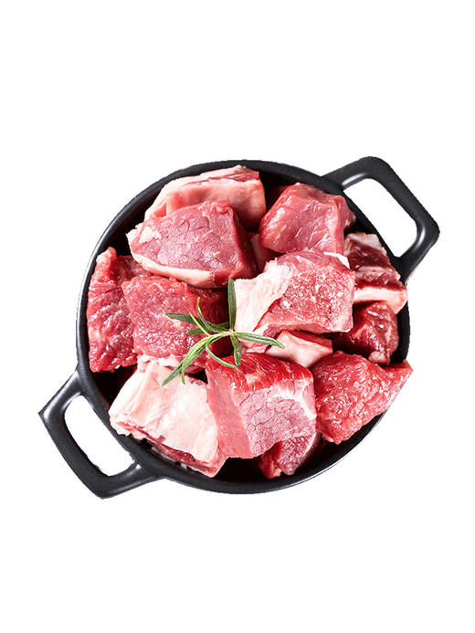 彩虹雨 生态牛肉  牛肉块 500g 无抗生素 全国发货满额包邮 商品图4