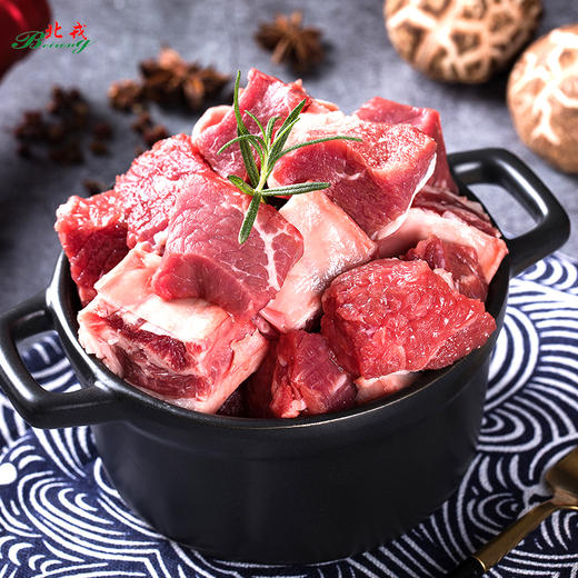 彩虹雨 生态牛肉  牛肉块 500g 无抗生素 全国发货满额包邮 商品图2