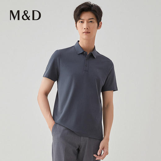 【名盾】无痕社交POLO衫，清爽长绒棉面料，舒适清爽，自在不紧绷MXBL22632B 商品图2