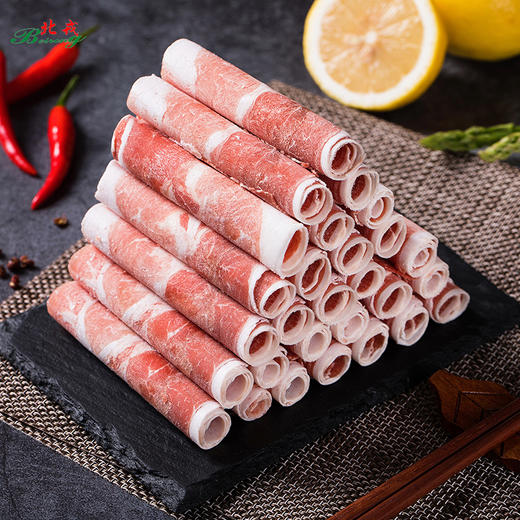 生态牛肉  肥牛片牛肉卷 500g 无抗生素只发京津冀 商品图2