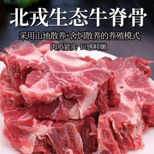 彩虹雨 生态牛肉  牛脊骨500g 全国发货满额包邮 商品图0