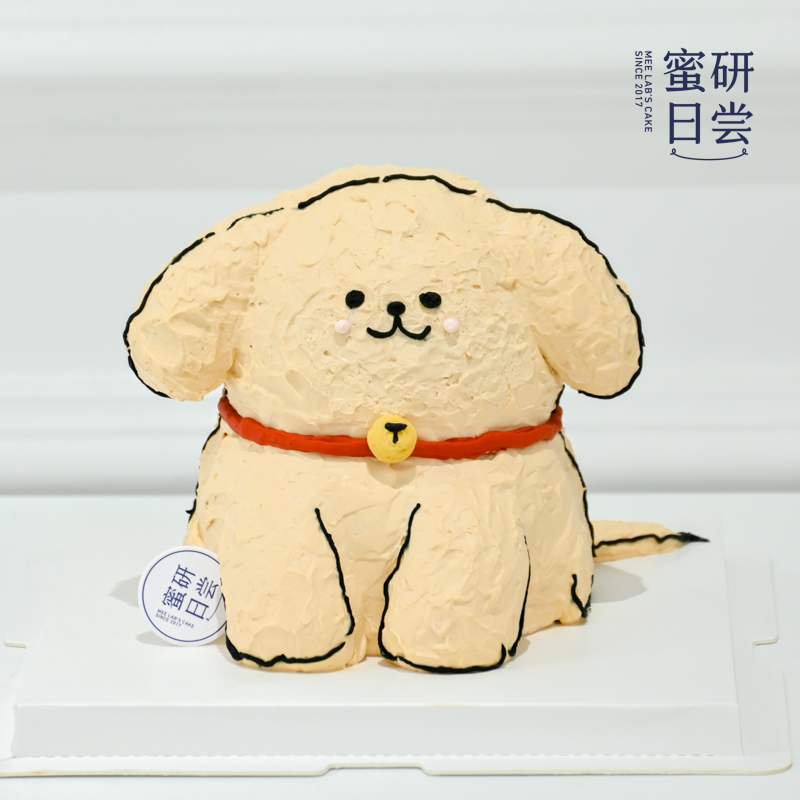 P012 奶油修狗 蛋糕（提前24小时预定）