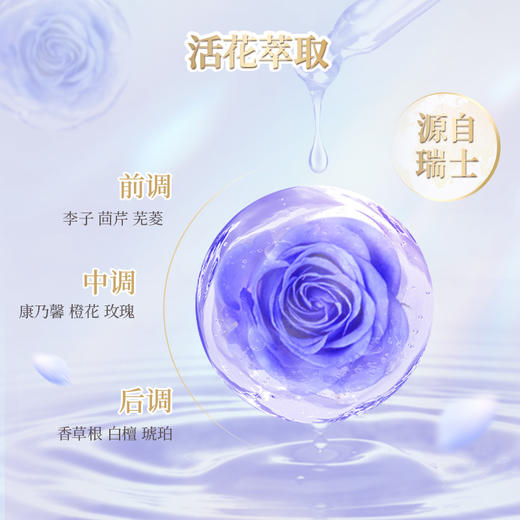 「超值特惠22件，到手24斤洗衣液+100颗香氛凝珠」源自瑞士 露丝花漾云感馨香洗衣液/洗衣凝珠 大师特调沙龙香芬 世界500强公司出品 植物配方洗护一体 深层去污 持久留香72小时 商品图9