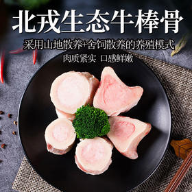 彩虹雨 生态牛肉  牛棒骨段 500g 无抗生素 全国发货满额包邮