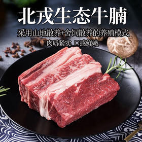 彩虹雨 生态牛肉 牛腩500g 无抗生素 全国发货满额包邮
