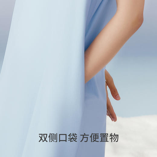 Threegun三枪 【冰泉棉】圆领短袖女士家居裙睡裙-70506A011 商品图7