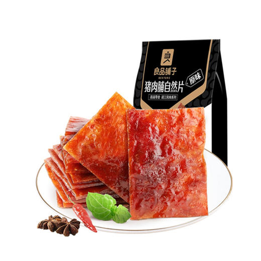 良品铺子经典零食风味猪肉脯自然片100g/袋 商品图0
