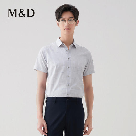 【名盾】梭织短袖衬衫MXBB10613A 商品图1