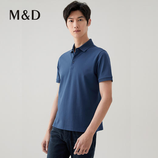 【名盾】翻领短袖T恤MXBL22608B 商品图1