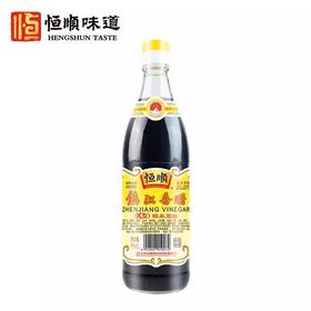 恒顺K型香醋纯粮酿造食醋550ml/瓶炒菜烹饪凉拌蘸料厨房家用