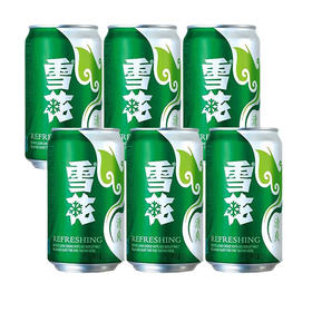 雪花 8°P清爽啤酒 330ml*6听/包