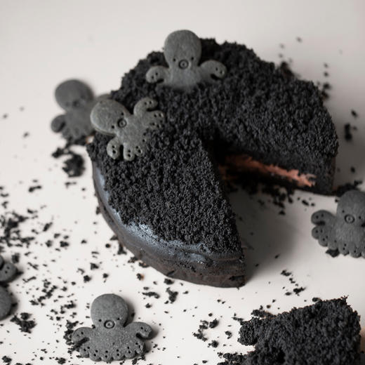 即将下架！升级版「摸鱼」草莓巧克力墨鱼汁蛋糕 商品图4