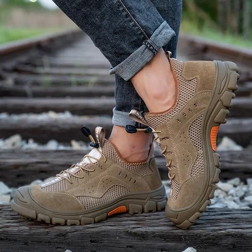 男女同款户外运动爬山越野登山鞋 耐磨橡胶大底劳保鞋（4-327） 商品图12