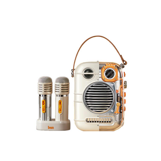 Divoom 家庭KTV音响套装 东方玲珑Pro  点音双麦克风家用话筒音箱一体家庭ktv 商品图0