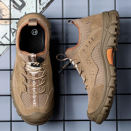 男女同款户外运动爬山越野登山鞋 耐磨橡胶大底劳保鞋（4-327） 商品图11