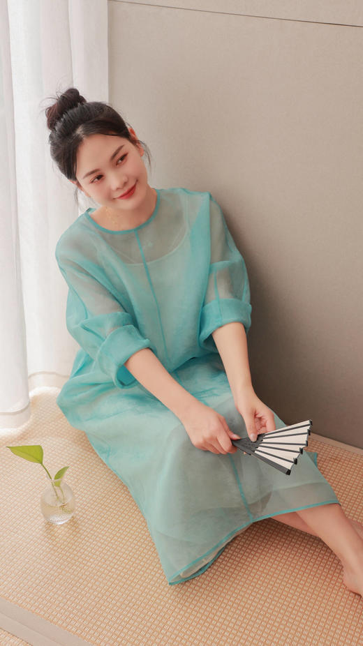 【抖音专属】【和光同尘】连衣裙（24707525沧浪） 商品图2