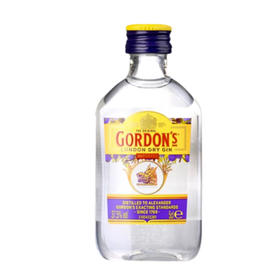 洋酒英国原装进口 GORDON'S DRY GIN 哥顿金酒小酒版50ml/瓶