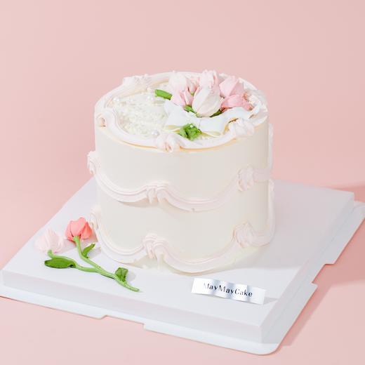 【提前2天预定】刮刀花郁金香蛋糕【D4753】 商品图0
