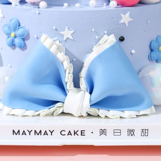 【提前一天预定】双层|蓝色系·库洛米主题蛋糕【C4749】 商品图3