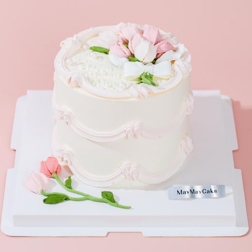 【提前2天预定】刮刀花郁金香蛋糕【D4753】 商品图1