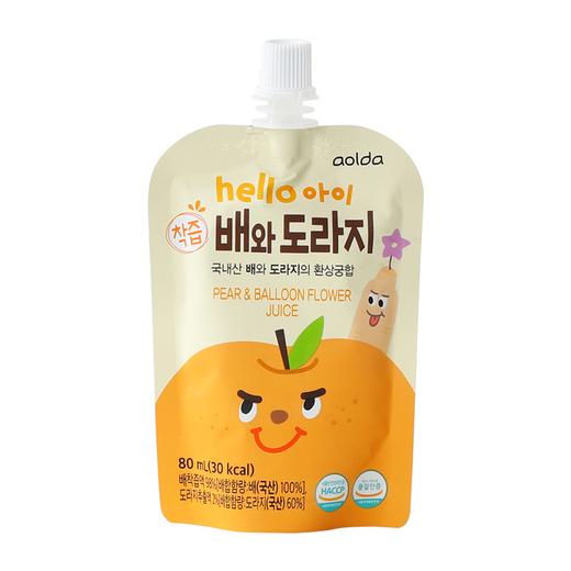 hello아이 착즙 배와 도라지 80ml 商品图0