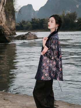 盛唐婧 |真丝宋锦外套(售完不补-不退不换)