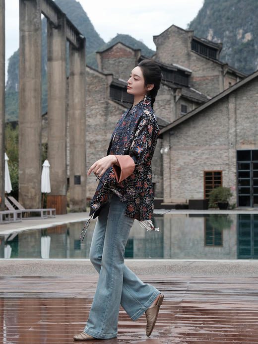 盛唐婧 |真丝宋锦外套(售完不补-不退不换) 商品图7