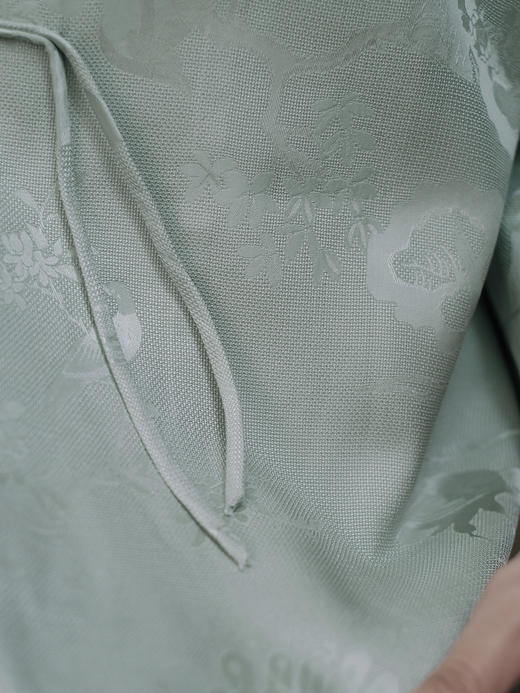 盛唐婧 |真丝花罗V领小外套 商品图4