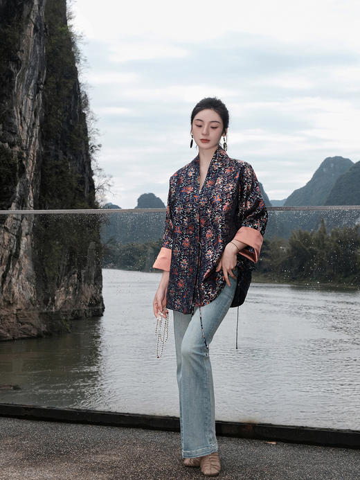 盛唐婧 |真丝宋锦外套(售完不补-不退不换) 商品图8