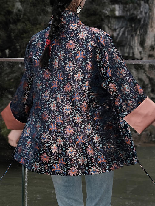 盛唐婧 |真丝宋锦外套(售完不补-不退不换) 商品图3