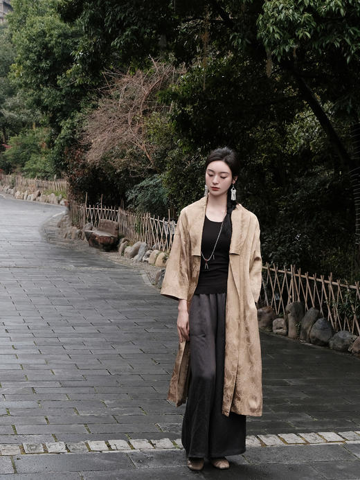 盛唐婧 |镜花水月古法植物染色开衫 商品图5