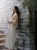 盛唐婧 |桑蚕丝一鹿有你宽松直筒裤-米白色 商品缩略图2