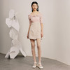 复古通勤风燕麦色褶裥A字半身裙春MC88SK076X20 商品缩略图3