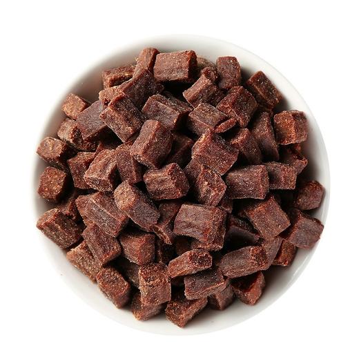 瓜洲牧【新旧包装随机】蛋黄牛肉粒幼犬小型犬泰迪金毛训狗训练奖励冻干牛肉粒250克/袋 商品图5