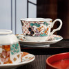 美浓烧（Mino Yaki）日本进口宫廷风古伊万里陶瓷咖啡杯碟两件套礼盒装高级感 染锦古伊万里杯碟一对 商品缩略图3
