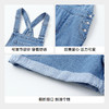 【实体店同款】女童泡芙牛仔背带裤夏季新款安奈儿童装AG426641 商品缩略图4
