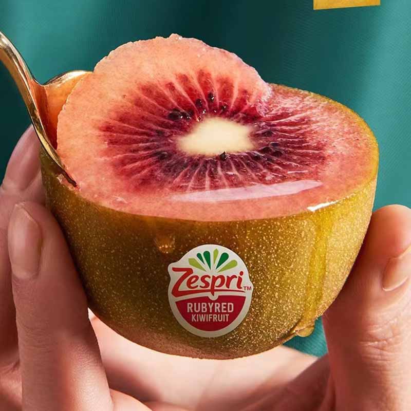 佳沛RUBYRED「宝石红奇异果」小果 1盒4粒 约380~400g