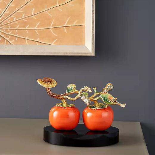 E-LB-8209J 好事成双摆件 罗比罗丹 精工珐琅 商品图3