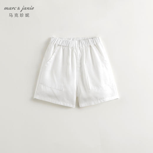 马克珍妮男童凉感透气天丝牛仔短裤儿童裤子2024年夏装新款240551 商品图1