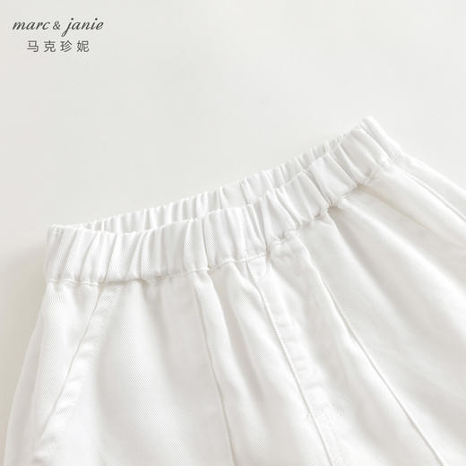 马克珍妮男童凉感透气天丝牛仔短裤儿童裤子2024年夏装新款240551 商品图3