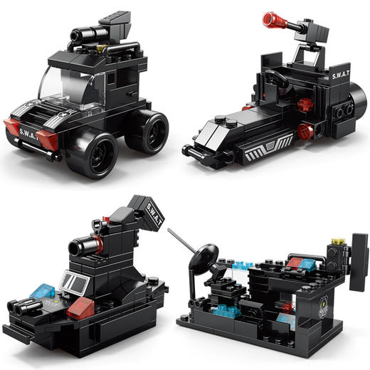 【69.9元任选3套 加赠灯串*1】乐乐兄弟清仓 拼插街景积木 兼容乐高 每套500粒左右 捡漏款不计成本！ 商品图12