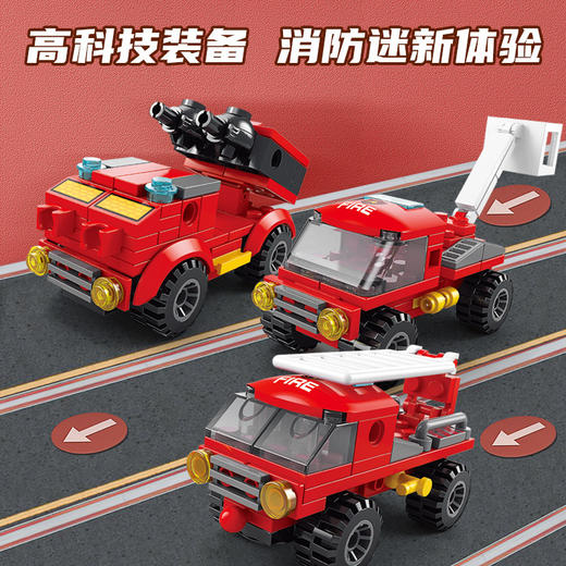 【69.9元任选3套 加赠灯串*1】乐乐兄弟清仓 拼插街景积木 兼容乐高 每套500粒左右 捡漏款不计成本！ 商品图5