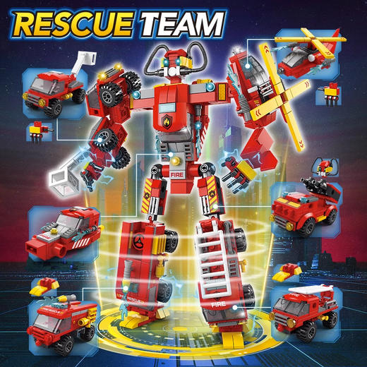 【69.9元任选3套 加赠灯串*1】乐乐兄弟清仓 拼插街景积木 兼容乐高 每套500粒左右 捡漏款不计成本！ 商品图10