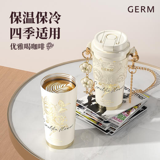 A-GERM-23AW-B77格沵米 山茶花闪耀保温杯500ml 商品图4
