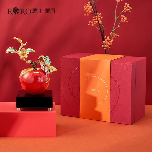 E-LB-8222J 平安喜乐摆件 罗比罗丹 精工珐琅 商品图2